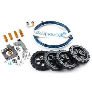 Capricorn Premium XS Bowden Tubing + Upgraded Metal Feeder Extruder Frame + Pneumatic Couplers & Bed