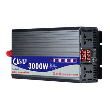 60HZ Solar Pure Sine Wave Power Inverter Dual Digital Display 3000W/4000W/5000W... (POWER: 12V3000W)