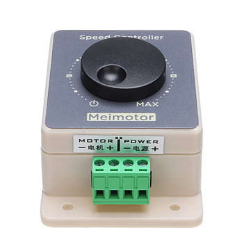 Waterproof PWM DC Motor Speed Governor High Power DC Controller 12V 24V 36V 48V 20A