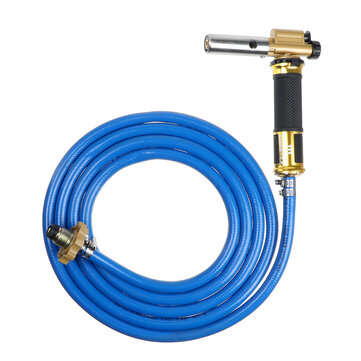 Welding Torch Kit With 3M Hose For Electronic Ignition Liquefied Gas Solder (COLOR.: GOLD)