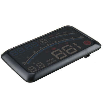 5.5 Inch Car HUD Head Up Display Windshield Projector OBD2 EUOBD Speed RPM Water Temperature Voice A