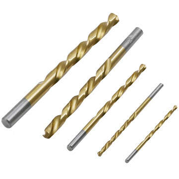 10Pc HSS Screw Extractor Left Hand Cobalt Drill Bit Set Easy to Lift from Broken Bolt Tools With Iro