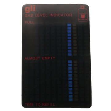 Magnetic Gas Cylinder Tool Gas Tank Level Indicator Propane Butane LPG Fuel Gauge Caravan Bottle Tem