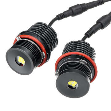 2pcs 80W Angel Eyes Error Free LED Halo Ring Lights Bulbs for BMW E39 E53 E63