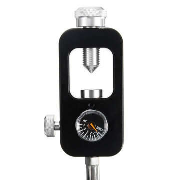 4500PSI Paintball PCP Refill Adaptor Diving Scuba Oxygen Tank Fill Station With 10" Stainless Braide