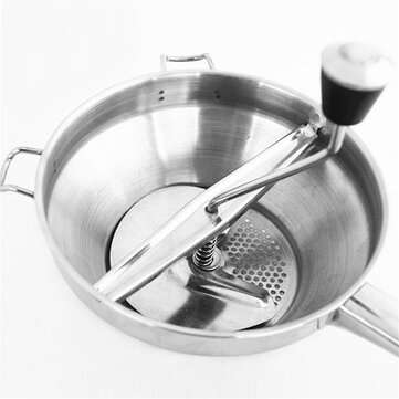 Stainless Steel Rotary Food Mill Vegetables Tomatoes Masher Creative Home Kitchen Tools