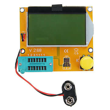 Geekcreit LCR-T4 Mega328 Transistor Tester Diode Triode Capacitance ESR Meter With Shell