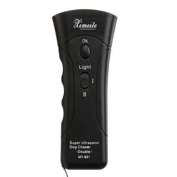 MT-651 Ultrasonic Dog Repeller With Infrared Laser Light Double Ultrasonic Horn Long Distance Electr