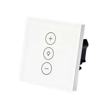MoesHouse WIFI Smart Wall Touch Light Dimmer Switch Smart Life Tuya APP Remote Cont... (ADAPTOR: EU)