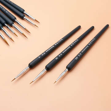 10pcs Hook Line Pen Set Watercolor Brush Painting Set Fine Detail Art Brush Painting Stationery Scho