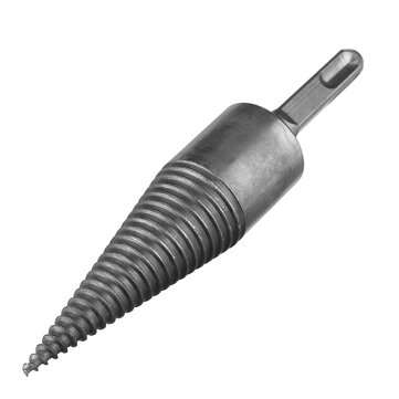 32/42mm Steel Firewood Drill Bit Wood Splitting Splitter Scre... (LENGTH: 32MM | TYPE: HEXAGONSHANK)