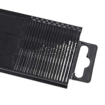 Mini Micro Hand Drill with 20Pc Mini 0.3-1.6mm Bit Keyless Chuck Set Pin Vise Rotary