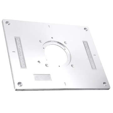Drillpro 300x235x95mm Aluminum Router Table Insert Plate Woodworking Trimming Machine Flip Panel for