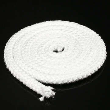 Wood Stove Door Gasket Round Fiberglass Rope Seal High Density Fibreglass Strips Rope 9.5mmx2m