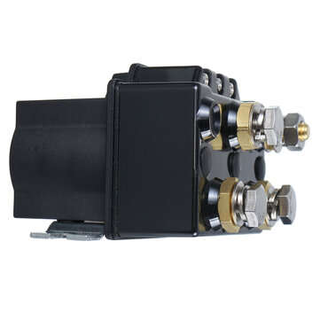 Black 12V DC 500Amp 1500lb 4x4 Heavy Duty Winch Relay Solenoid
