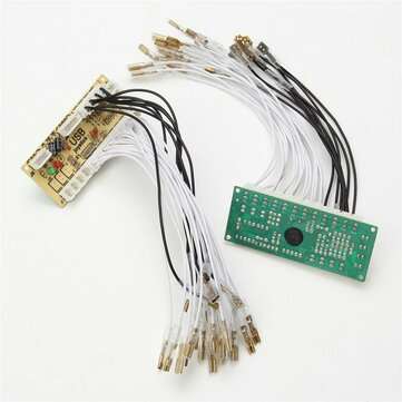DIY Arcade Kits USB Control to PC Joystick LED Push Buttons Zero Delay Keyboard Encoder Micro Switch