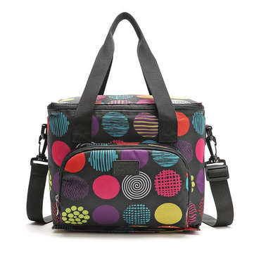 10L Picnic Bag Thermal Insulated Thermal Cooler Insulated Tote Lunch Food Container BBQ... (TYPE: D)