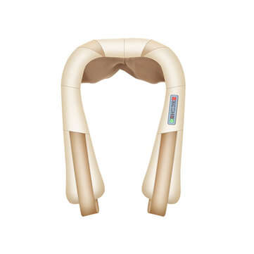 8d Infrared Heating Electric Neck Massager Shoulder Deep Kneading Shiatsu Massager (plug: Usplug)