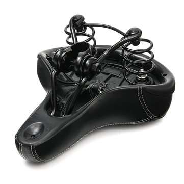 Bicycle Cycling Big Bum Saddle MTB Bike Seat Wide Soft Pad Comfort Road Bike Cushion Mountain Bike S