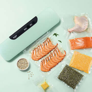 Bakeey Automatic Vacuum Sealer Food Sealer Plastic Sealer Household Packaging Machi... (COLOR: PINK)