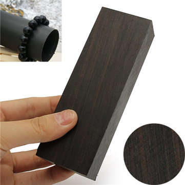 12x4x2.5cm Black Ebony Lumber Original Wood Timber Handle Plate
