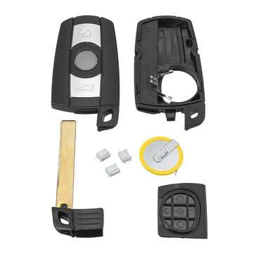 3 Buttons Remote Key Fob With LIR2025 Battery For BMW 323 325 328 335i E90 E92 E93