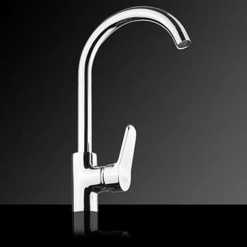 Kitchen Mixer Faucet Copper Sink 360 Degree Swivel Tap Bathroom Basin Tap