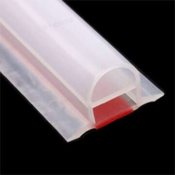 0.6/0.8/1/1.5/2M Silicone Bathroom Water Stopper Blocker Shower Dam Non-Slip Dry ... (LENGTH: 100CM)