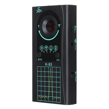 K93 Mini Portable Camera Detector IR Scanner GPS Detector Anti-peeping Anti-tracking