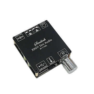 XY-C100L HIFI 2x100W AUX+ bluetooth 5.0 HIFI Digital Power Stereo Amplifier Board APP Control AMP Am