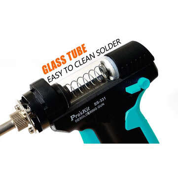 Pro`sKit SS-331H Absorb Gunn Electric Desoldering Station Soldering Tin Gunn Suction Tin Pump Access