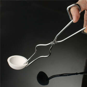 4pcs Crucible Tongs Square Graphite Cylindrical Crucible Lab Supplies