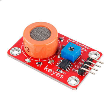Keyes Brick MQ-3 Alcohol Sensor Module with Pin Header Digital Signal and Analog Signal