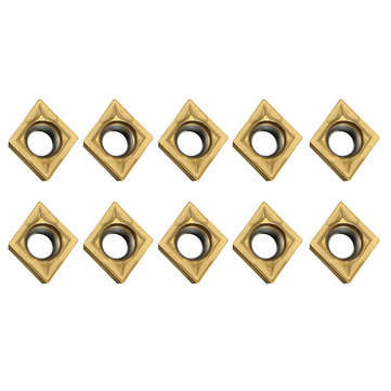 10Pcs CCMT09T304 CCMT32.5 Carbide Inserts for Lathe SCLCR Turning Tool