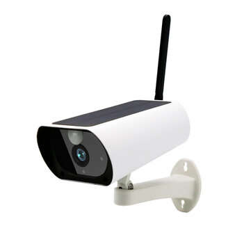 1080P Wireless GSM 4G SIM Card Solar Powered Outdoor Security CCTV IP Camera (PLUG: EUPLUG)