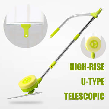 Telescopic High-rise Window Glass Cleaning Cleaner Brush Windows Dust Brush Safe