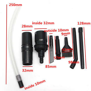 8Pcs Micro Cleaning Tool Kit Universal Vacuum Cleaner Attachments Accessories Brush Tool