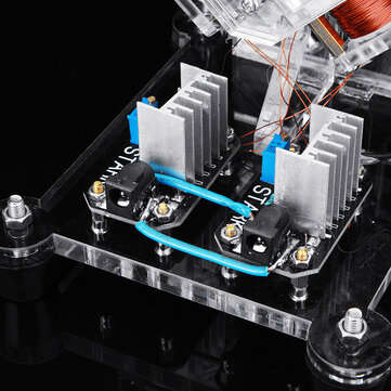 Four Coil Brushless Motor Fan Blade High-speed Turbine Hall Electric Machine Model