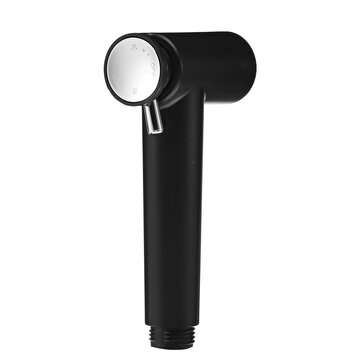 Handheld Toilet Shattaf Bidet Sprayer Shower Head Douche Cleaning Bathroom (COLOR.: BLACK)