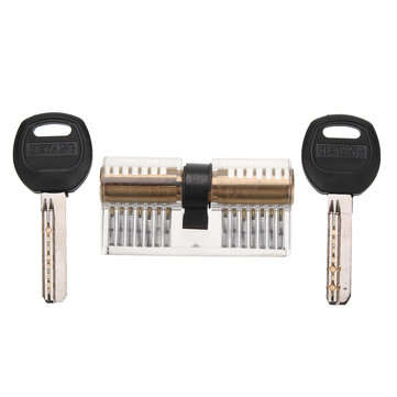 DANIU Unlocking Lock Opener Kit Locksmith Training Transparent Practice Padlocks Tools