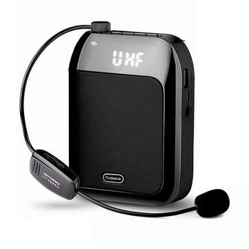 Aporo T9 2.4g 60m Wireless Microphone 15w Amplifier Speaker With Bluetooth Fm Reco... (color: Black)