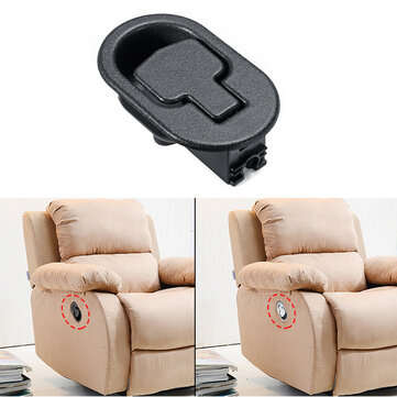 Sofa Handle for Suite Recliner Release Chair Settee Couch Cable Part Adjuster (COLOR: BLACK)