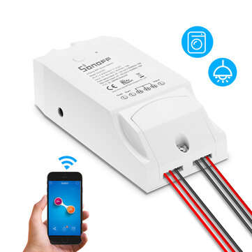 SONOFF Dual R2 Channel DIY WIFI Wireless APP Remote Control Switch Socket Module AC 90-250V For Sm
