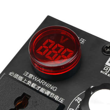 AC 220V 4000W Variable Voltage Regulator Step Down Voltage Converter Transformer Motor Speed Fan Con