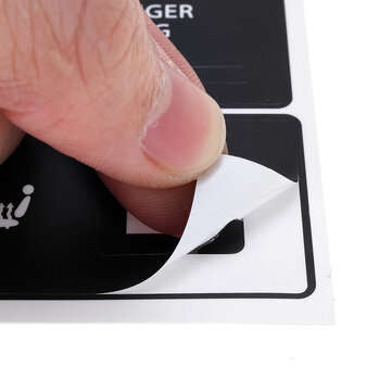 Car Matte Black Worn Button Repair Kit Stickers Decals For VW Volkswagen Touareg 20042009