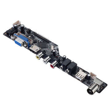 TV+HDMI+VGA+AV+USB+Audio TV LCD Driver Board Controller Board DIY Kit For 15.4 Inch Lp154W01 B154Ew0