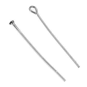 990Pcs/Set Eye Pins Lobster Clasps Jewelry Wire Earring Hooks Jewelry Finding Kit for DIY Necklace J