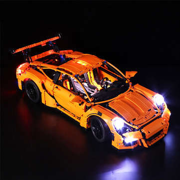 USB LED Light Lighting Kit ONLY For Lego 42056 911 GT3 RS Bricks Toys