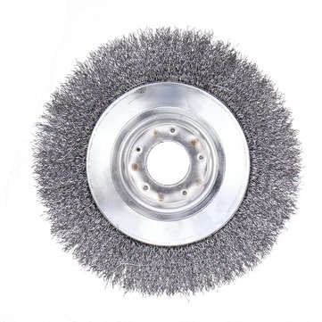 Drillpro 150mm Steel Wire Trimmer Head Derusting Weeding Wheel Grass Brush Cutter Dust Removal Weedi