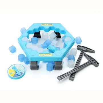 Icebreaker Penguin Trap Kids Puzzle Desktop Game Ice Cubes Block Family Fun Toys